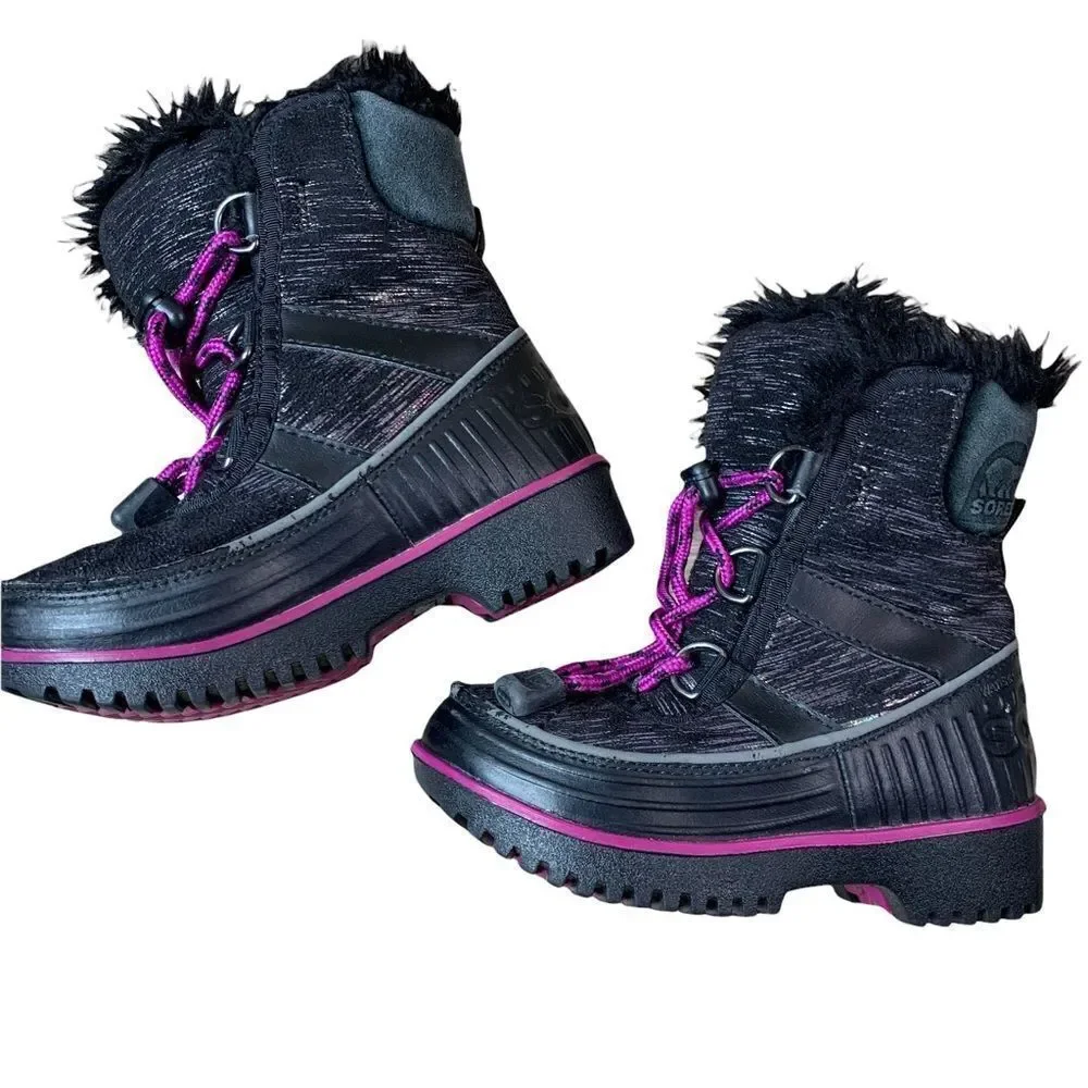 Sorel toddler girl black boots‎